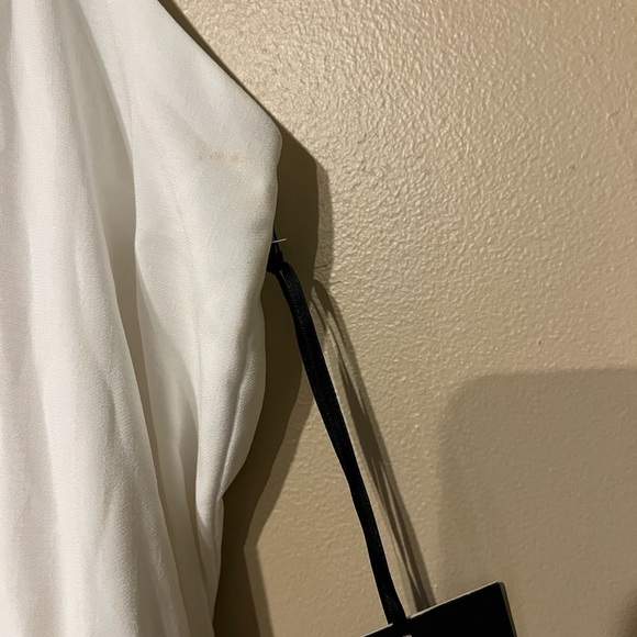 Simply Vera Vera Wang Embroidered Hem Maxi Tank Dress White Size Med Boho Chic - Picture 6 of 12